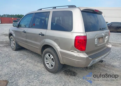 2005 Honda Pilot Ex-L from USA, damaged, VIN 2HKYF18665H503350